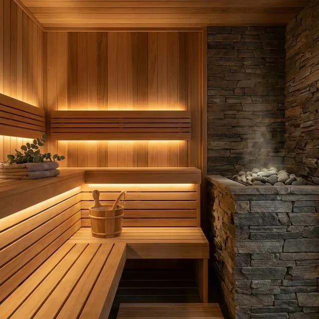 Classic Wood Sauna — sauna craftsmanship detail